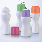 High Output PP Paste Roll On Plastic Bottle Perfume Container With Green Overcaps
