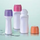 High Output PP Paste Roll On Plastic Bottle Perfume Container With Green Overcaps