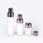 Luxury White/Green 15/30/50ml Airless Pump Bottle With Double Body Design