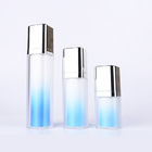 Sky Blue Lotion Inner Twist Up Pump Cosmetic Packaging Bottles 15ml 30ml 50ml